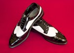 Black/ White SX Wing Shoe 