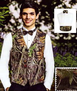 Mossy Oak Men's Camo Bow Tie – Alpine Break Up – Big Man Sizes Available